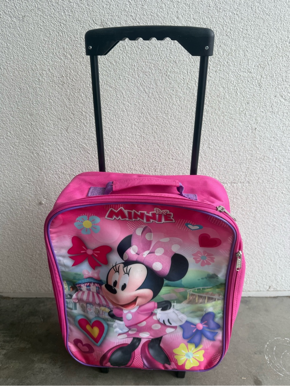 Minnie Mouse Pink Rolling Girls Luggage